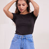 Backless Crop Tee