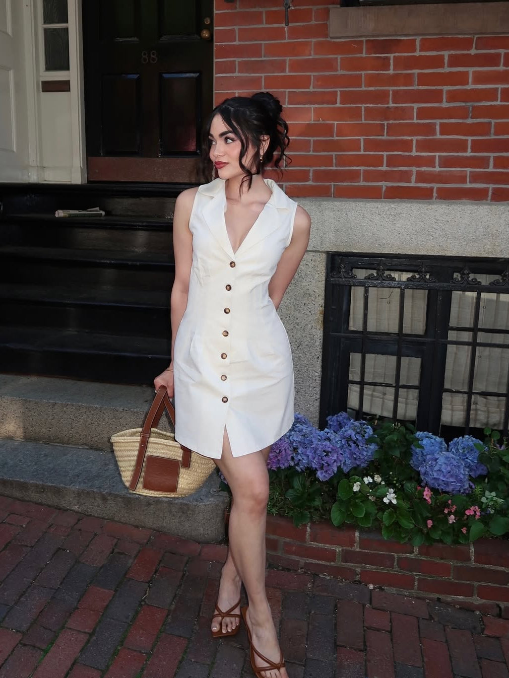 Ivory Charm Mini Dress